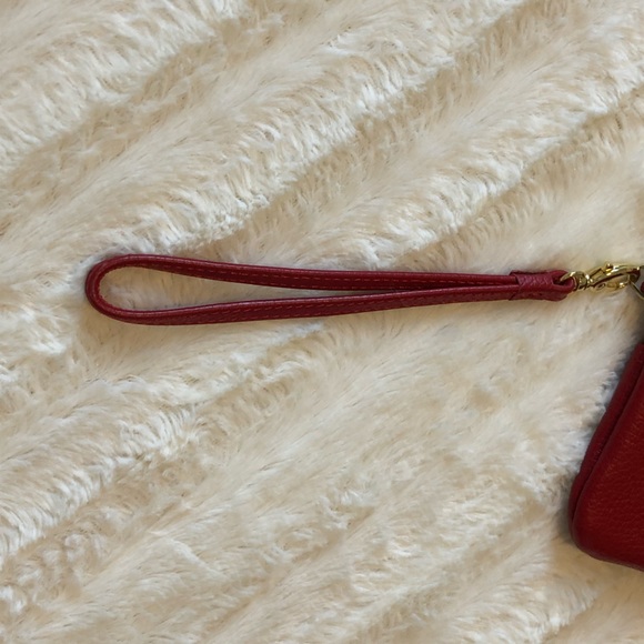 LODIS Olivia Pebbled Leather Wristlet Clutch Purse - Picture 7 of 7
